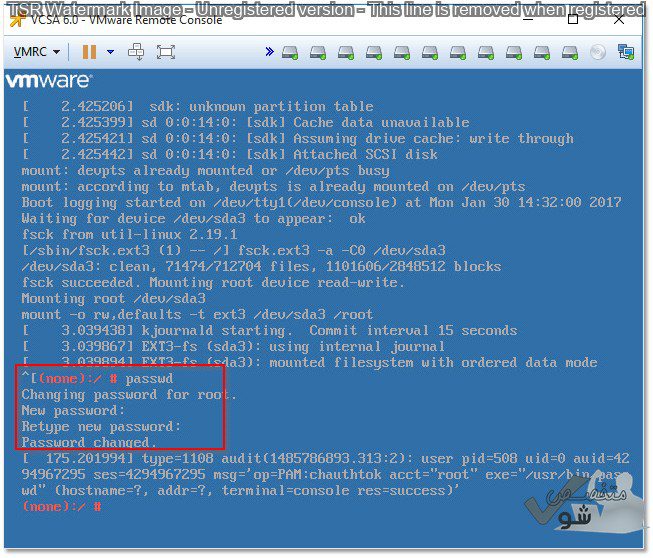Changing-the-root-password-from-a-root-shell