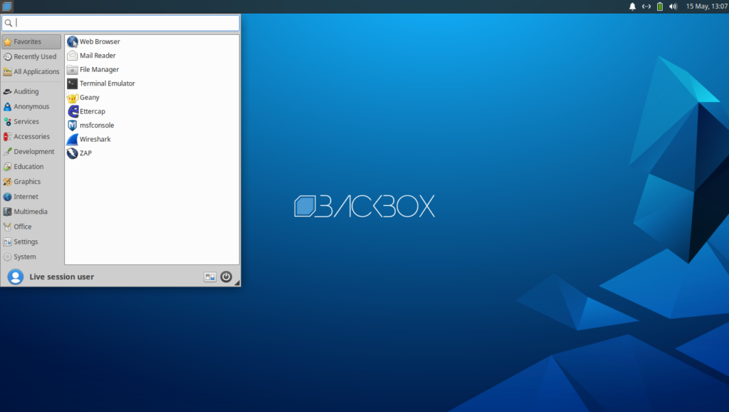 بک باکس لینوکس (Back box Linux)