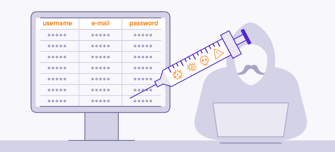 نمونه‌های حملات SQL Injection​